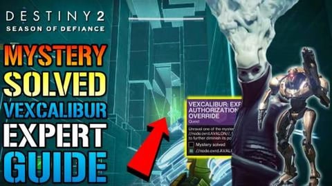 Destiny 2: "Mystery Solved" Vexcalibur Expert Authorizati...