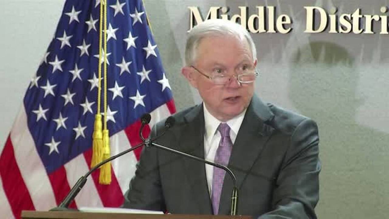 In Tampa, Attorney General Jeff Sessions addresses opioid crisis