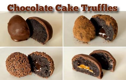 CHOCOLATE CAKE TRUFFLES RECIPE