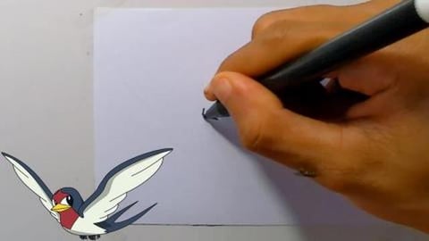 Drawing pokemon TAILLOW