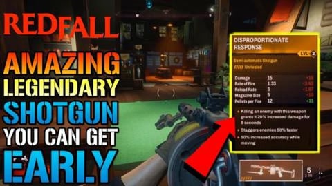 Redfall: Amazing Legendary Shotgun! You Can Get Early On!...