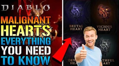 Diablo 4: "Malignant Hearts" AMAZING New Info! How To Far...