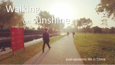 Virtual walk in the Daming Palace park of Xi’an (one sh...