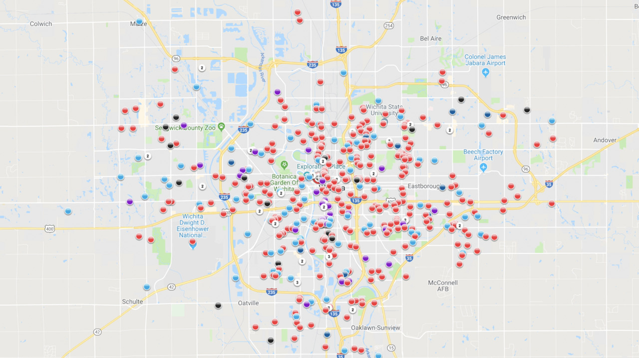 Here are five Wichita crime statistics from the community crime map 