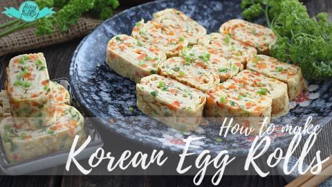 How to make KOREAN EGG ROLL (GYERAN MARI)