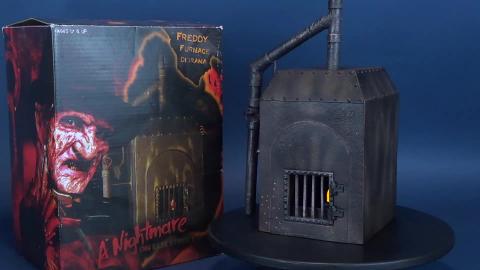 NECA Toys A Nightmare on Elm Street Freddy Furnace Dioram...