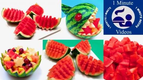 5 Original Ways to Cut a Watermelon