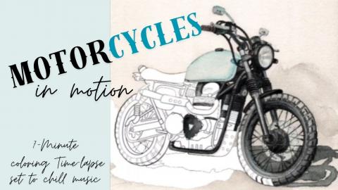 Watch These Motorcycle Coloring Pages Come to Life | 7-Mi...