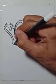 Drawing Donut Character Graffiti By Hand Shorts