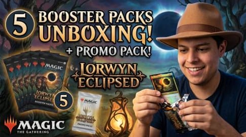 MTG Opening 5 Lorwyn Eclipsed booster packs and a promo p...