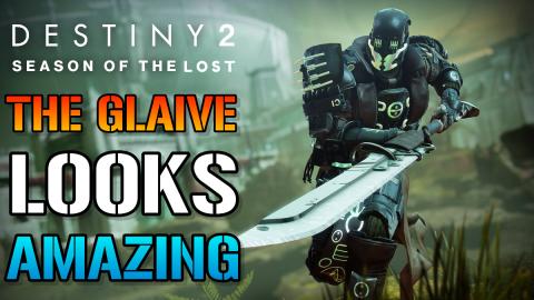 The Glaive! Destiny 2 First Ever Melee Weapon Looks Amazi...