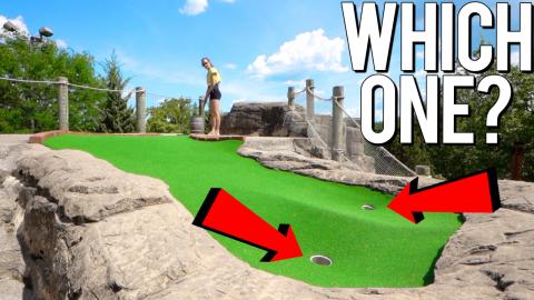 I Got A Mini Golf Hole In One at this Blackbeard Challeng...