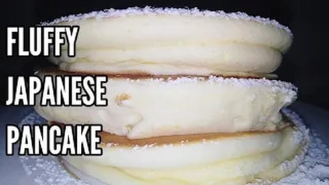 HOMEMADE JAPANESE PANCAKE _ How to make Fluffy Pancake _ ...