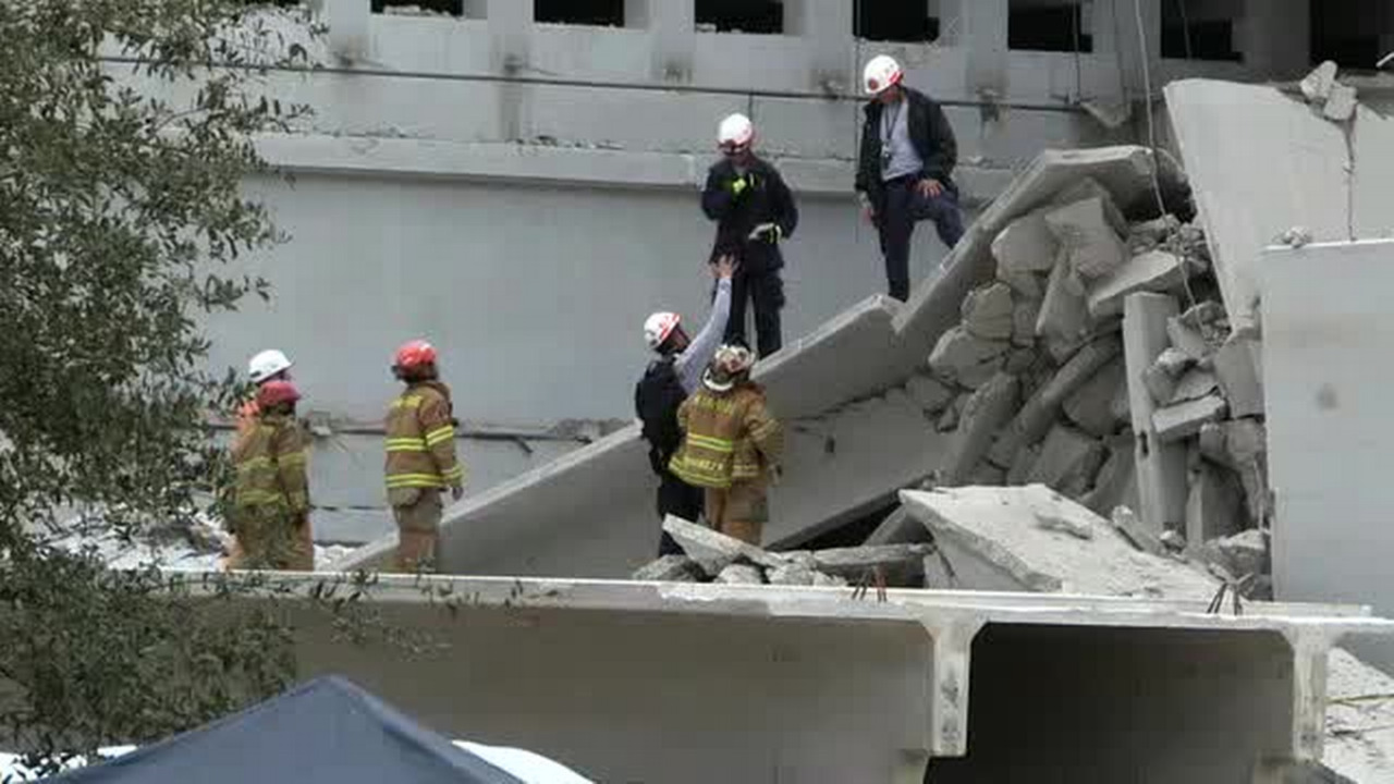 Dramatic rescue at Miami Dade College garage collapse in 2012 | Miami ...