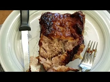 Ninja Foodi Bone in Rib Chops BBQ