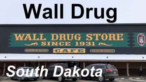 Our visit of the Wall Drug store in South Dakota