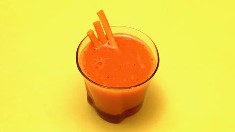 Carrot Turmeric Lemon Juice  / Healthy Recipe