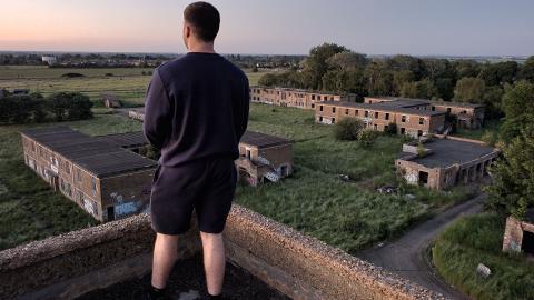 Exploring Abandoned Royal Air Force Base! CRAZY