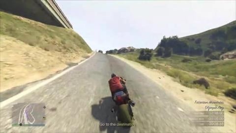 What The Hell.... in GTA 5 Online Bike Fail
