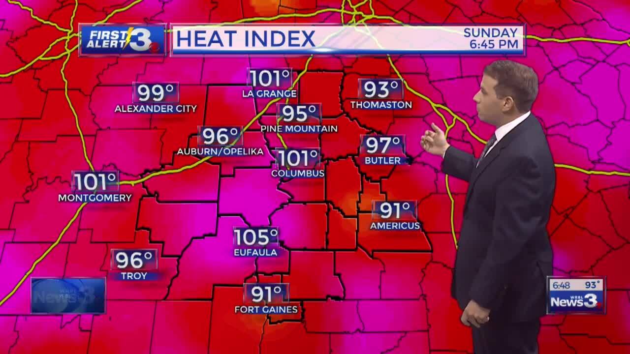 Columbus, Phenix City weather for June 25 from WRBL's Cody Nickel ...