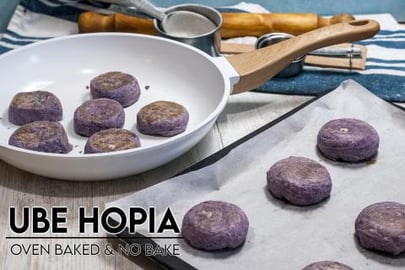 Ube Hopia (Purple Yam Filled Pastries)