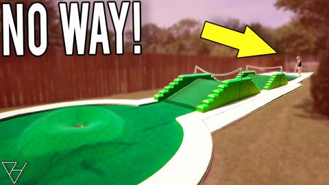 This Has Never Happened Playing Mini Golf! - Crazy Hole I...