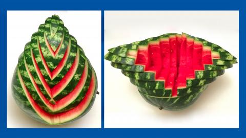 2 Ways to Quickly Serve Watermelon / Cooking Tips, DIY, P...
