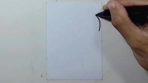 Drawing Cartoon Astronaut Dabbing Left #Shorts