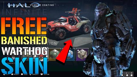 Halo Infinite: FREE BANISHED WARTHOG SKIN! How To Unlock ...