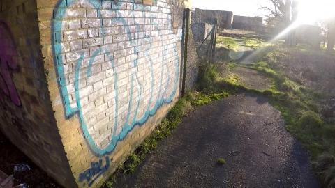 FIRST PERSON VIEW ABANDONED ARMY BASE CLIMB