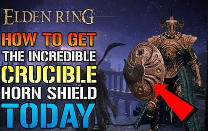 Elden Ring: Crucible Horn Shield! How To Get This Incredi...