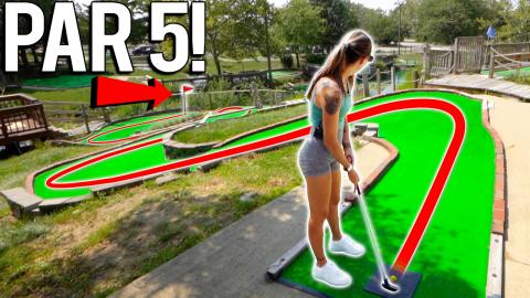 Crazy PAR 5 Mini Golf Hole! - Part 1