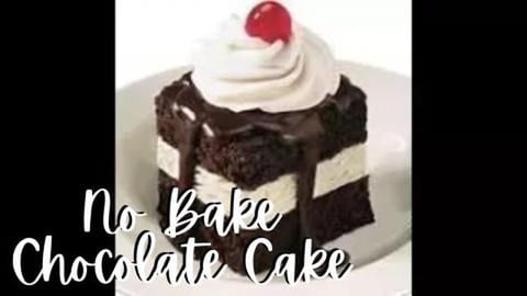No Bake Chocolate Cake with Fudgee Bar _ Pinoy Food | Tas...