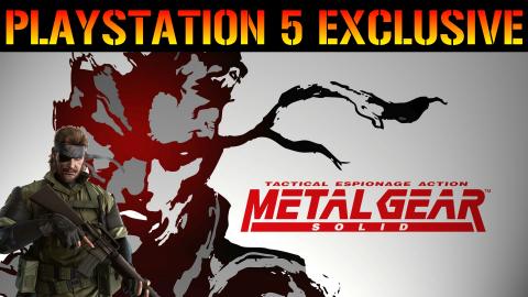 Metal Gear Solid Is Rumored To Be A PlayStation 5 Exclusi...