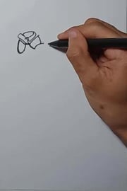 Drawing 2 monster character graffiti shorts