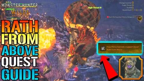 Monster Hunter Wilds: "Rath From Above" Palico Skill Side...