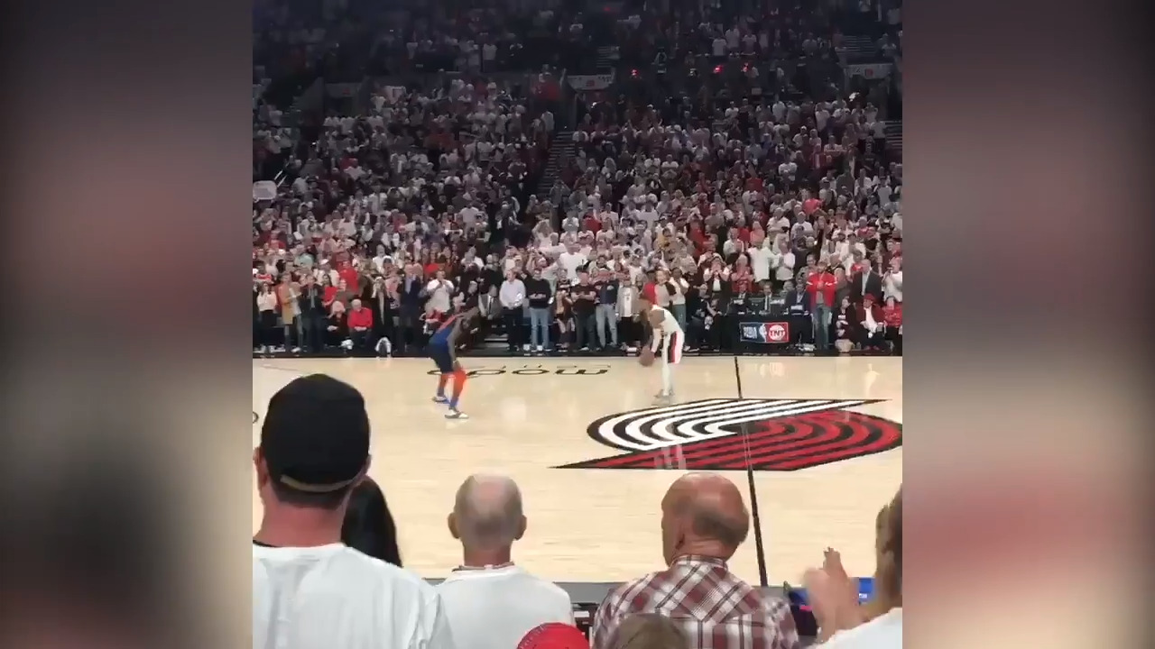 Damian Lillard’s series-winning shot, as seen from stands | Kansas City ...