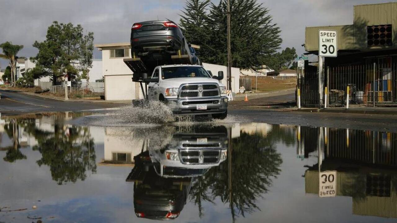 Hwy. 1 closed in Oceano after CA rain storm causes flooding San Luis Obispo Tribune