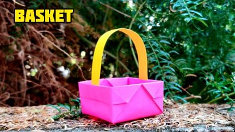 Origami Basket | Type 4 | Origami tutorial | Paper craft