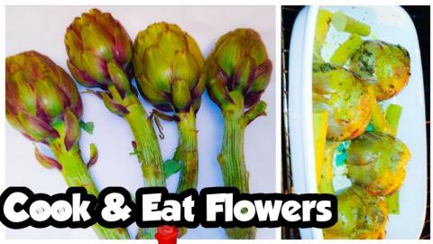 How To Cook And Eat These Flowers(Artichokes)