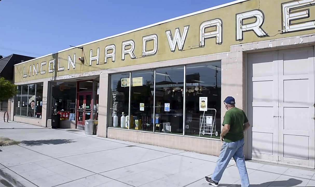 The three coowner siblings of the historic hardware store in