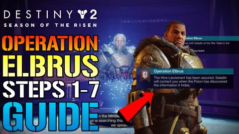 Destiny 2: Operation Elbrus Quest Guide! Steps 1-7 & Rewa...