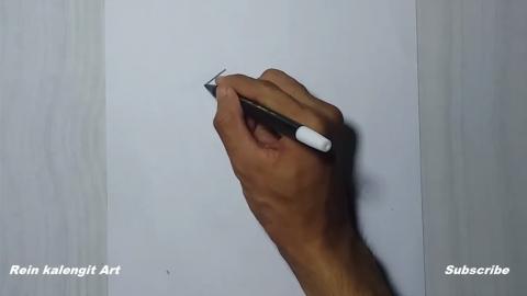 Drawing grafity letter C