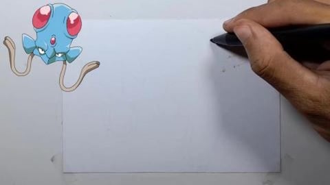 Drawing Pokemon TENTACOOL