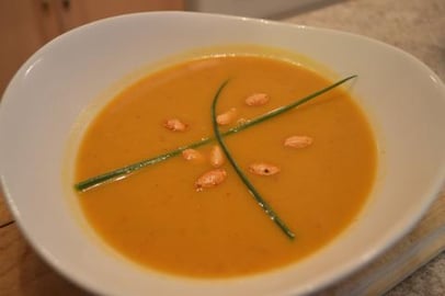 How to Cook Cream of Roasted Butternut Squash & Sweet Pot...