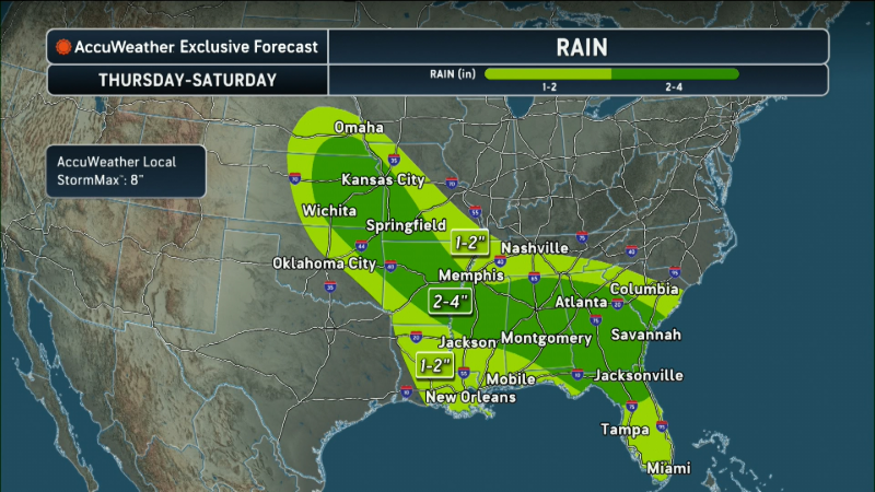 Daily storms bring flood risks to the South | AccuWeather