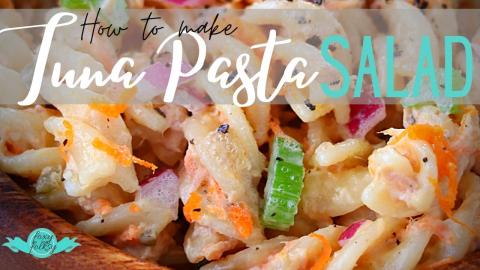 TUNA PASTA SALAD | FOXY FOLKSY Recipes