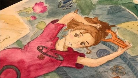 The secret world of Arrietty - Drawing & Painting 
