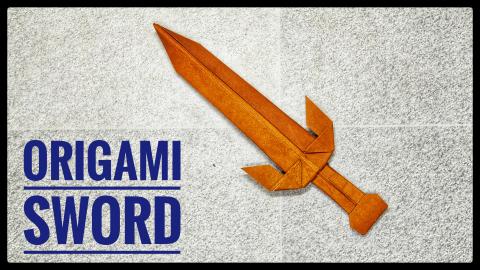 Origami Sword | Origami tutorial | Paper craft