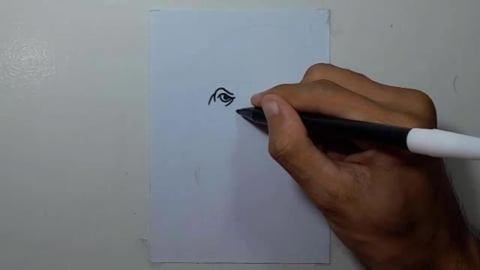 Drawing Grafiti CARTOON FISH HOLDING FISHING ROD shorts